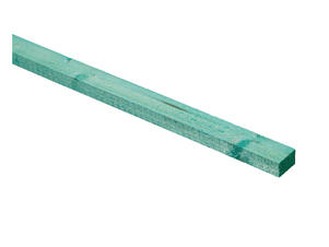 Gedrenkt hout +/- 25x32 mm +/-2,7m